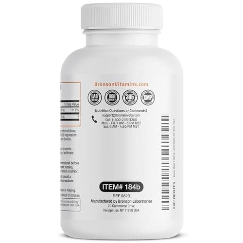 Bronson Vitamin C 1000mg with Rose HIPS, 250 Tablets