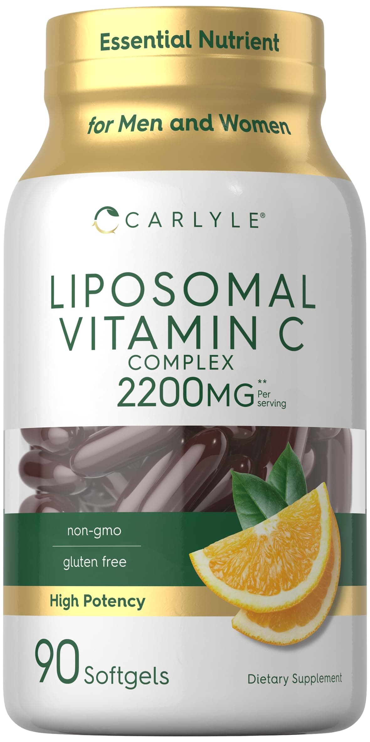 Carlyle Liposomal Vitamin C 2200mg Softgels